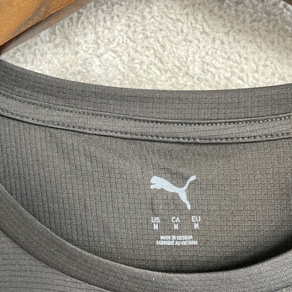 NEW Puma Active Tee Black Men's M Short sleeve - Picture 4 of 8